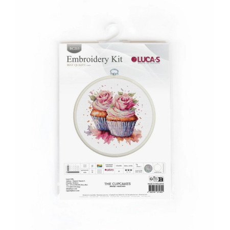 Kit de broderie Cupcakes