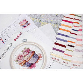 Luca-S Kit de broderie Cupcakes