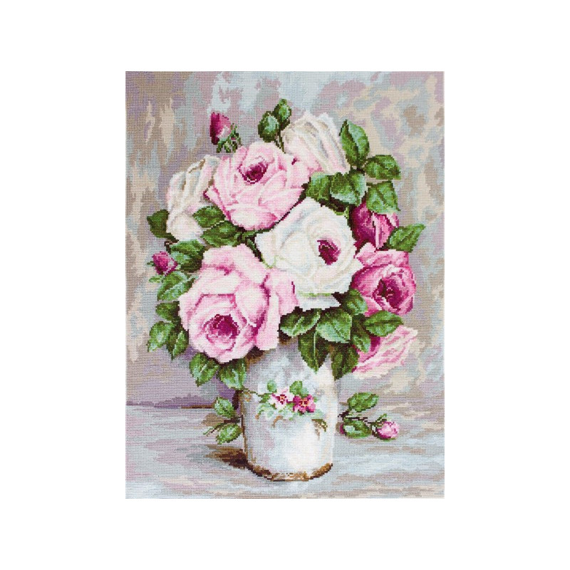 Kit de broderie Roses mélangées 2