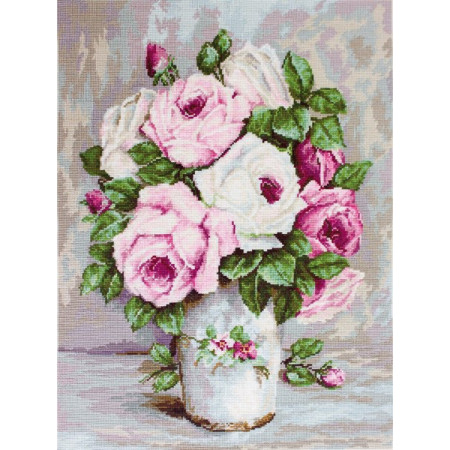 Kit de broderie Luca-S Roses mélangées 2