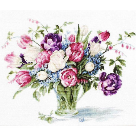 Luca-S Kit de broderie tulipes