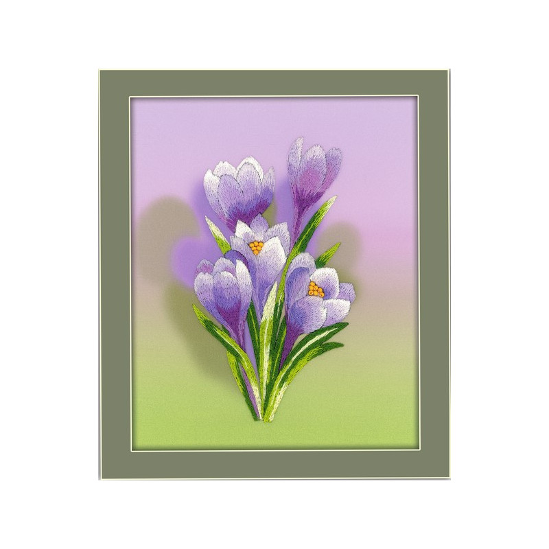 Kit de broderie Crocus Kit de broderie Crocus