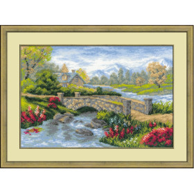 Kit de broderie Vue d'été