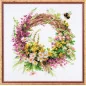 Embroidery kit Wreath with Fireweed