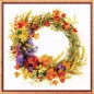 Embroidery kit Wreath with Wheat