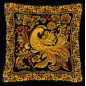 Kit coussin au point de croix Khokhloma