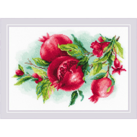 Embroidery kit Juicy Pomegranate