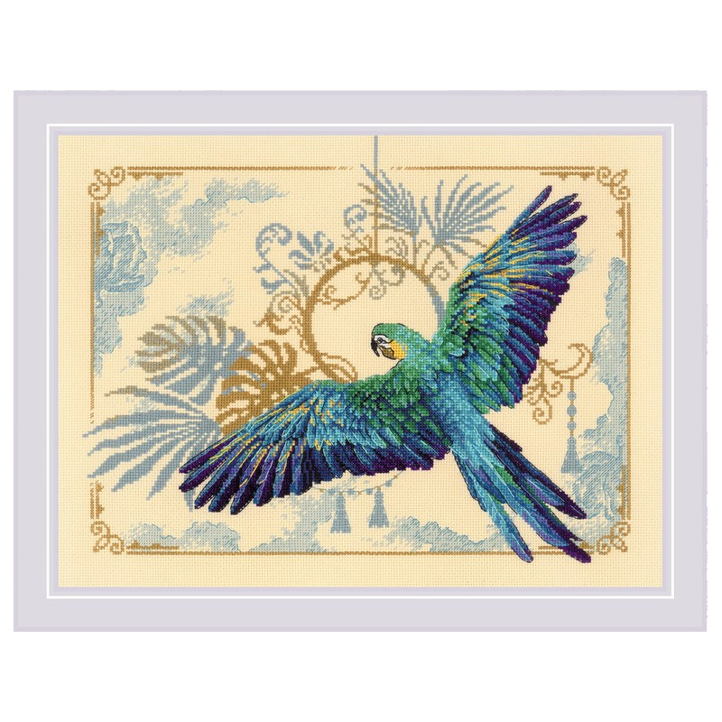 Kit de broderie Beauté tropicale