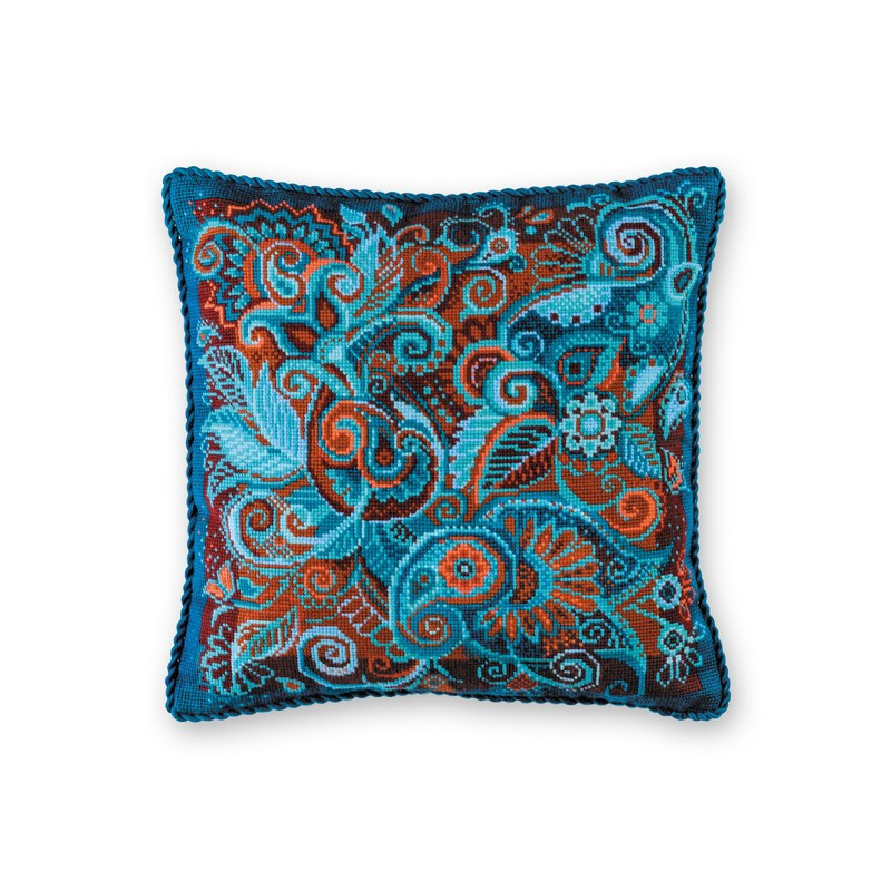 Kit coussin au point de croix Motifs Persans Kit coussin au point de croix Motifs Persans