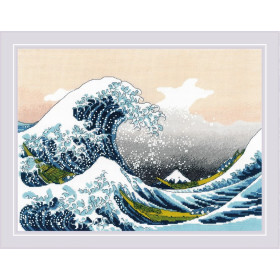 Riolis Embroidery kit The Great Wave