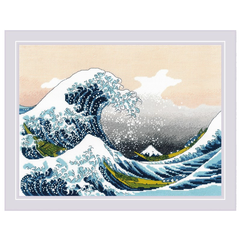 Kit de broderie La Grande Vague