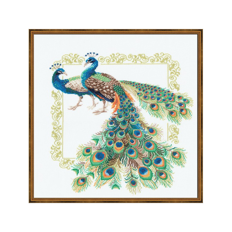 Embroidery kit Peacocks Embroidery kit Peacocks