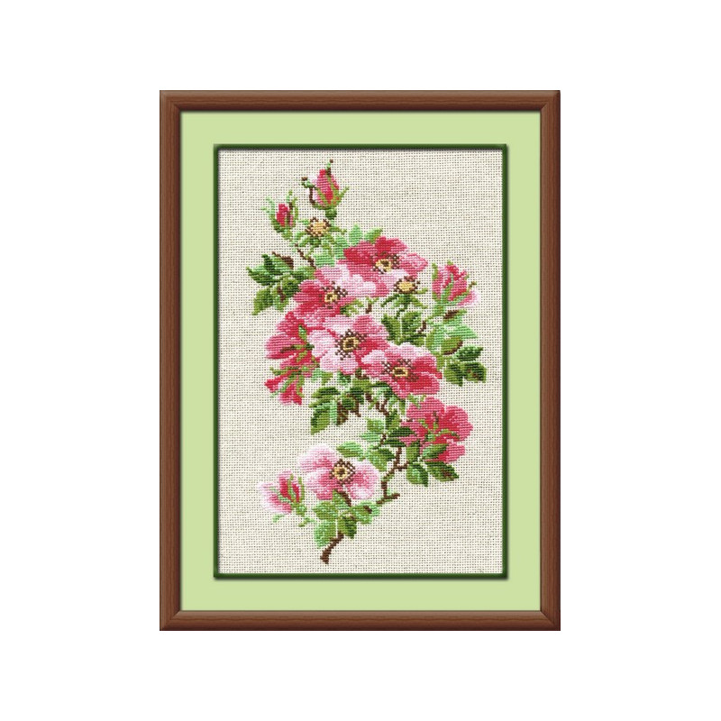 Embroidery kit May Wild Rose