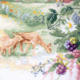 Kit de broderie Le vieux manoir