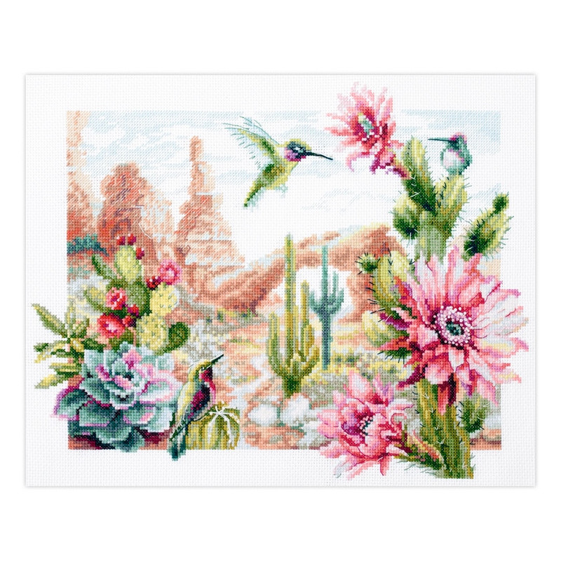 Kit de broderie Fleurs du Far West