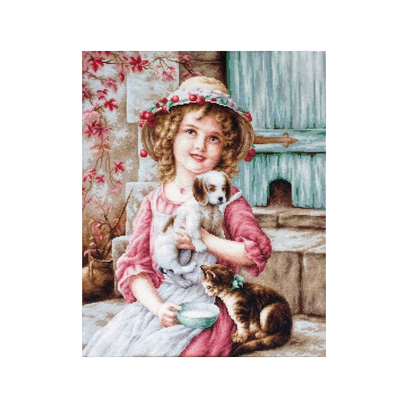 Embroidery kit Best freinds