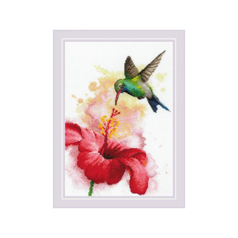 Embroidery kit Hummingbird