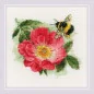Embroidery kit Furry Bumblebee