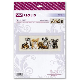 Riolis Embroidery kit Puppies
