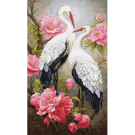 Kit de broderie Les invités du printemps