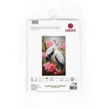 Kit de broderie Les invités du printemps