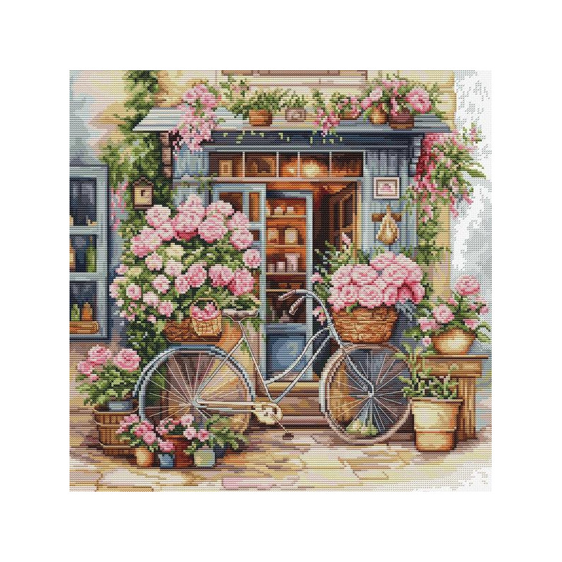 Embroidery kit Flowers Shop Embroidery kit Flowers Shop