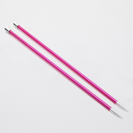 Knitpro Zing single pointed needles 40 cm - 5 mm