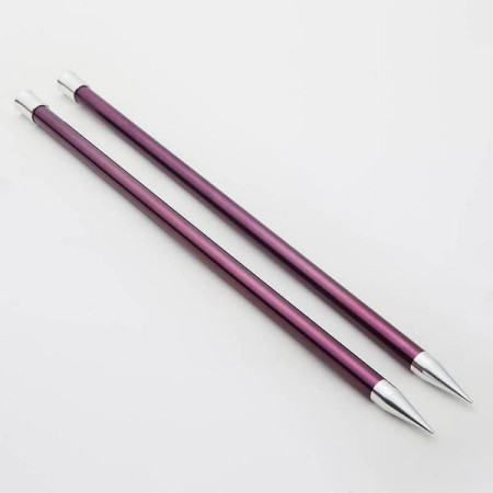 Knitpro Zing single pointed needles 40 cm - 6 mm