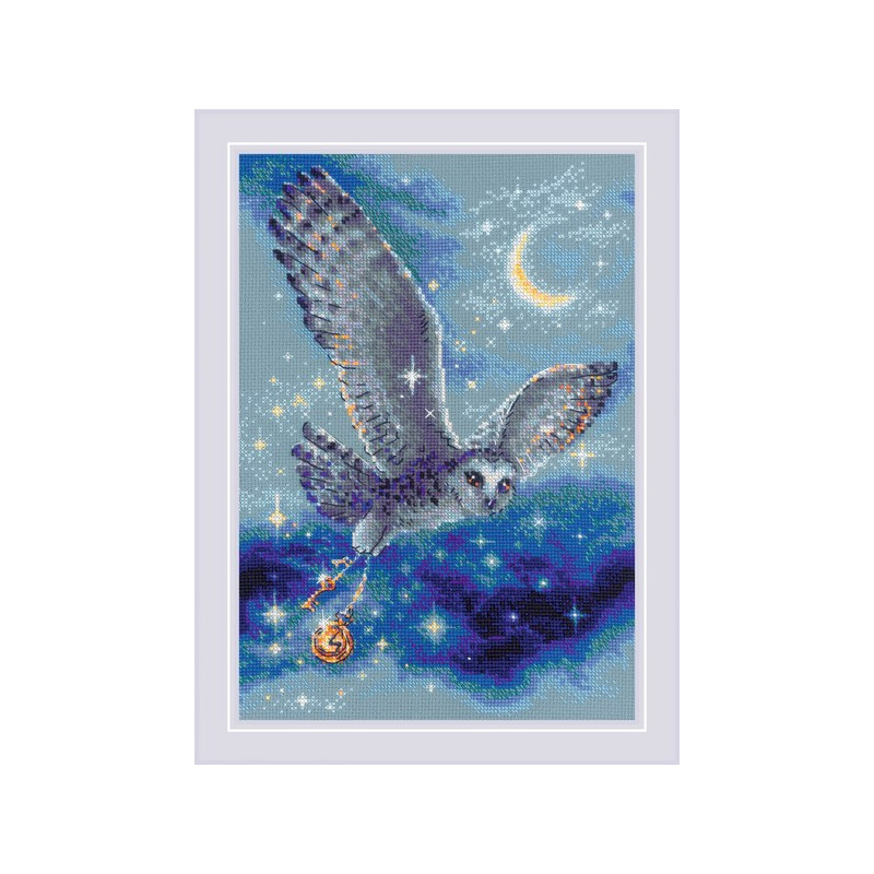 Embroidery kit Magic Owl