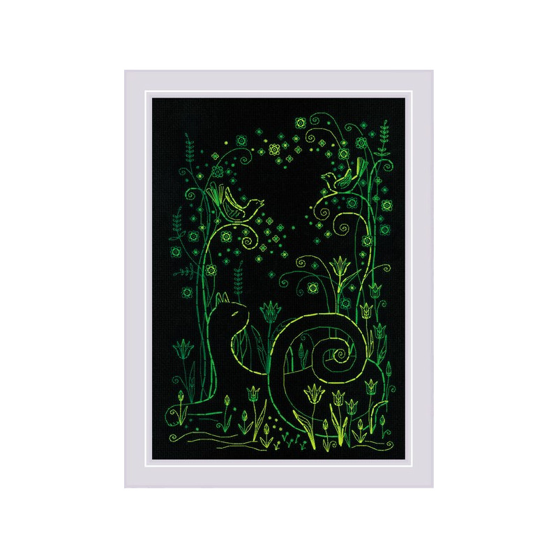 Embroidery kit Cats Spring Melody