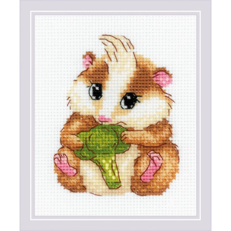 Kit de broderie Hamster mignon