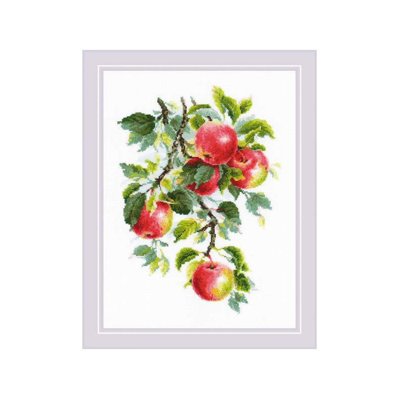 Kit de broderie Pommes juteuses