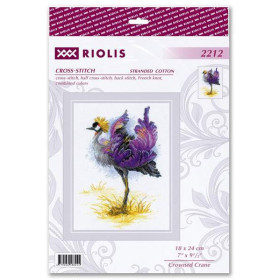 Kit de broderie Grue couronnée