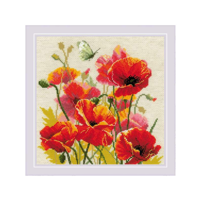 Kit de broderie Couleur de la flamme Kit de broderie Couleur de la flamme