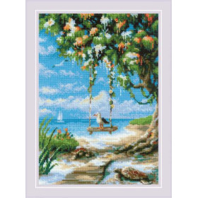 Kit de Broderie Mer - Riolis Beach Swing, 26 Couleurs
