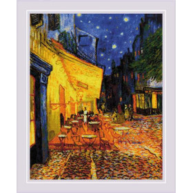 Kit Broderie Terrasse Café Nuit - Van Gogh - Riolis