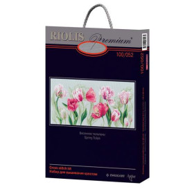 Kit de broderie Tulipes de printemps