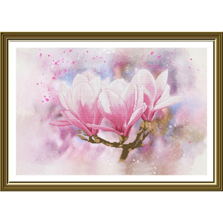 Kit de broderie Magnolia d'Alexandrie