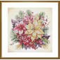 Kit de broderie Fleurs de Noël