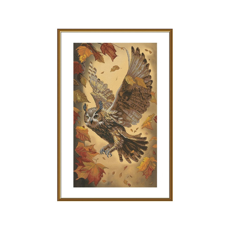 Kit de broderie Vol d'automne