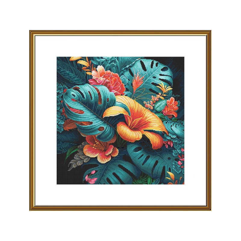 Kit de broderie Exotique Kit de broderie Exotique