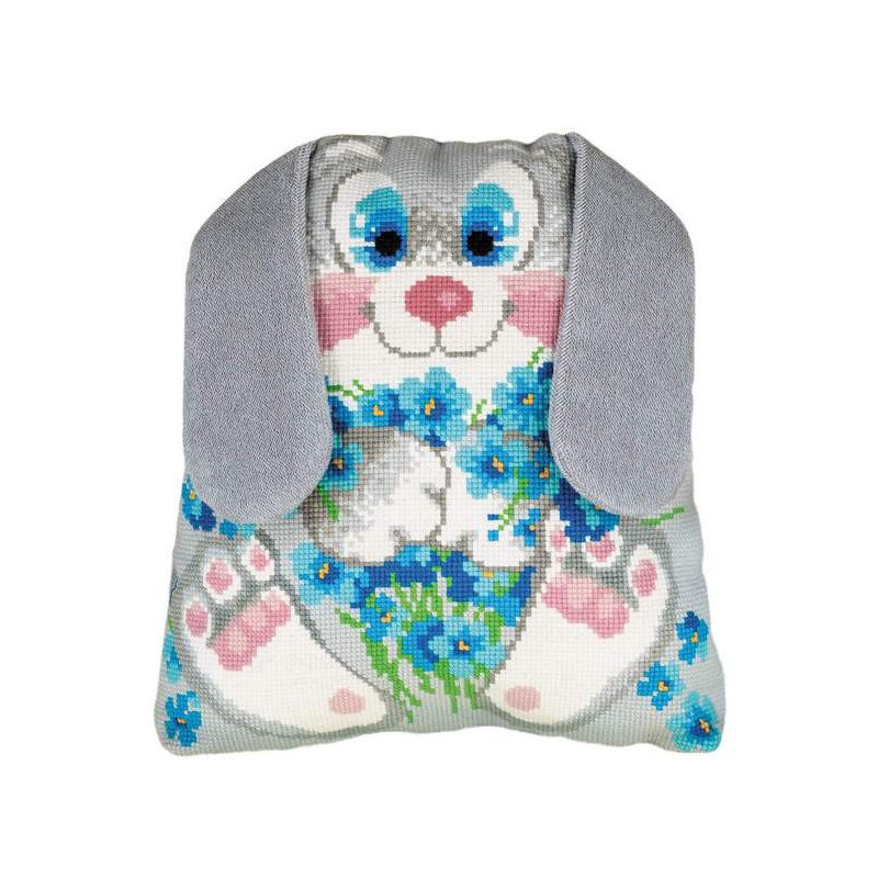 Cross stitch cushion kit Bunny