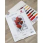 Kit de broderie Les coquelicots