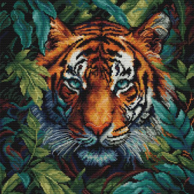 Kit de broderie Tigre de la jungle