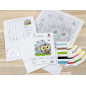 Embroidery kit Happy Owl