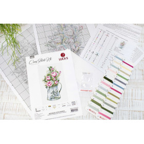 Kit de broderie Bouquet de roses II