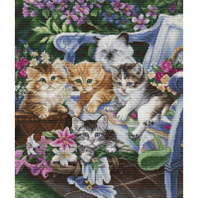 Embroidery kit Purfect Gardening Buddies