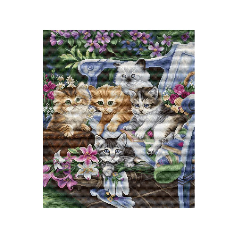 Kit de broderie Copains de jardinage parfaits