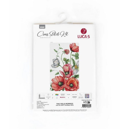 Kit de broderie Les coquelicots des champs