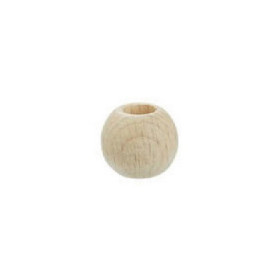 Perles de macramé en bois 15 mm